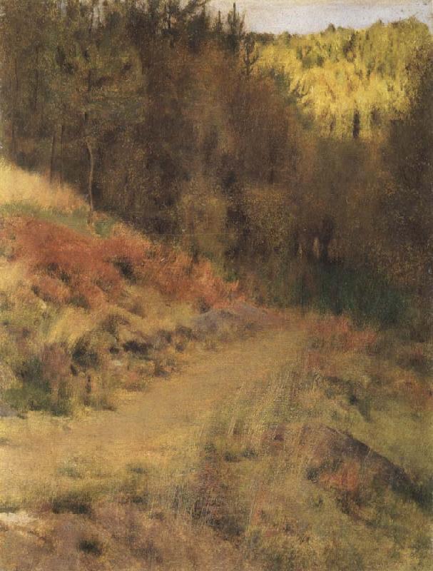 Fernand Khnopff IN fOSSET.a Path France oil painting art